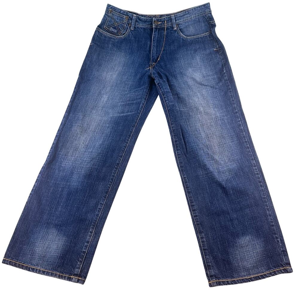 90’s‎ Style Baggy Wide Leg ENYCE Mens Jeans Denim Size 36 Skater Skateboard